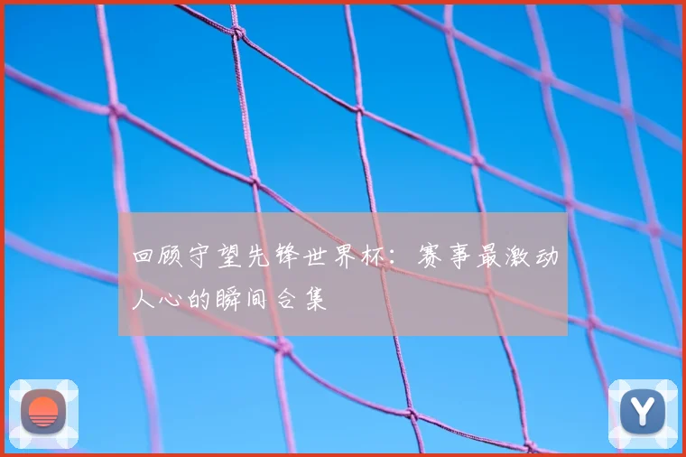 回顾守望先锋世界杯：赛事最激动人心的瞬间合集